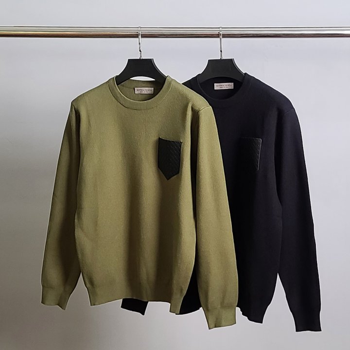 BOTTEGA VENETA 보태가베네타 패턴포켓 캐시미어 니트