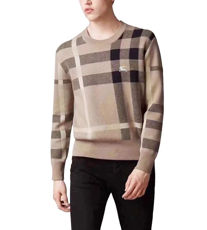 BURBERRY 버버리 패턴 체크 램스울 니트