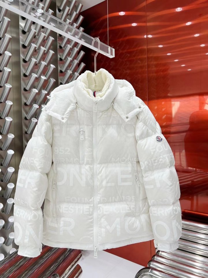 MONCLER 몽클레어 새드로고 덕다운 패딩 90