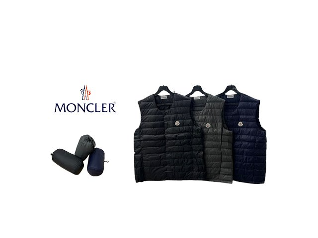 MONCLER 몽클레어 덕다운 라이트 경량 패딩 조끼