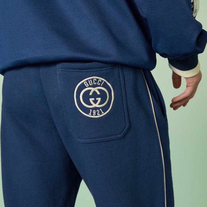 Gucci  구찌 인터로킹 G로고 자수 트랙팬츠