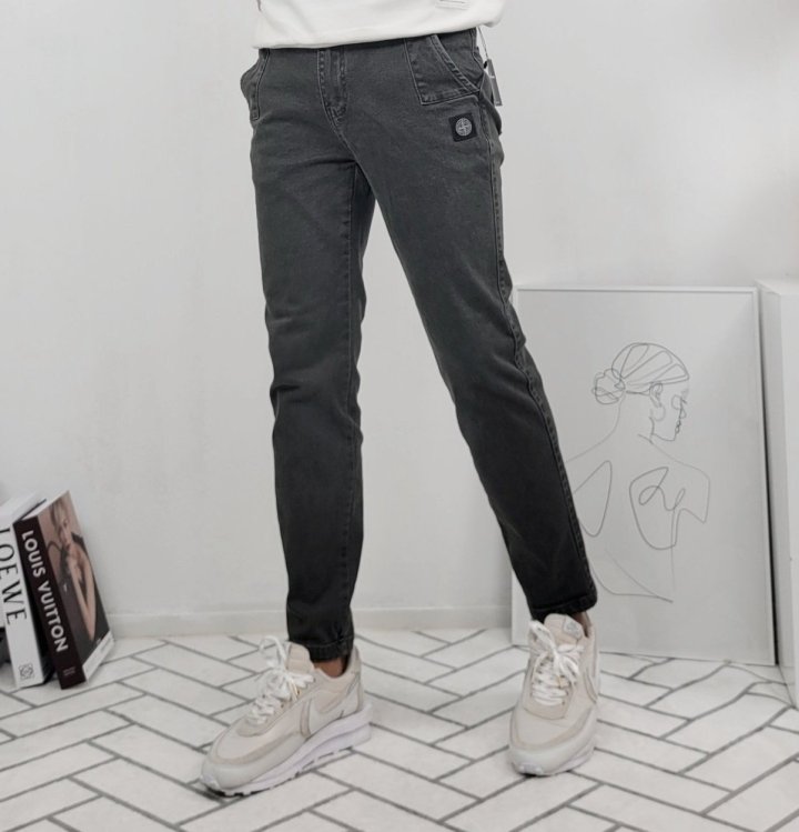 Stone Island 스톤아일랜드 더티 워싱 라인 팬츠