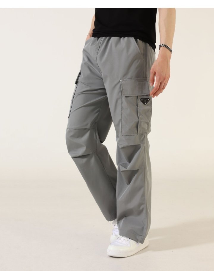 PRADA 프라다 수입고급 옆 삼각 리나일론 카고팬츠