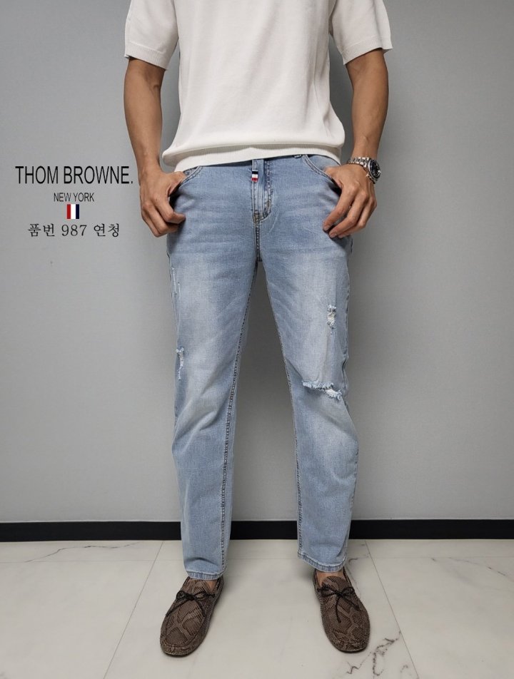 Thom Browne  톰브라운 아이스구제 청바지