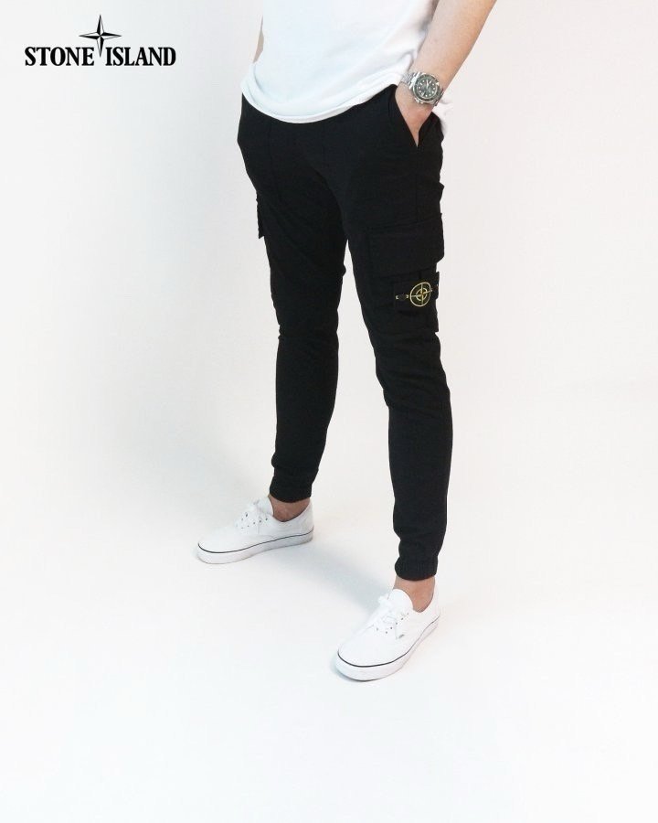 Stone Island 스톤아일랜드  린넨조거카고팬츠(스판)