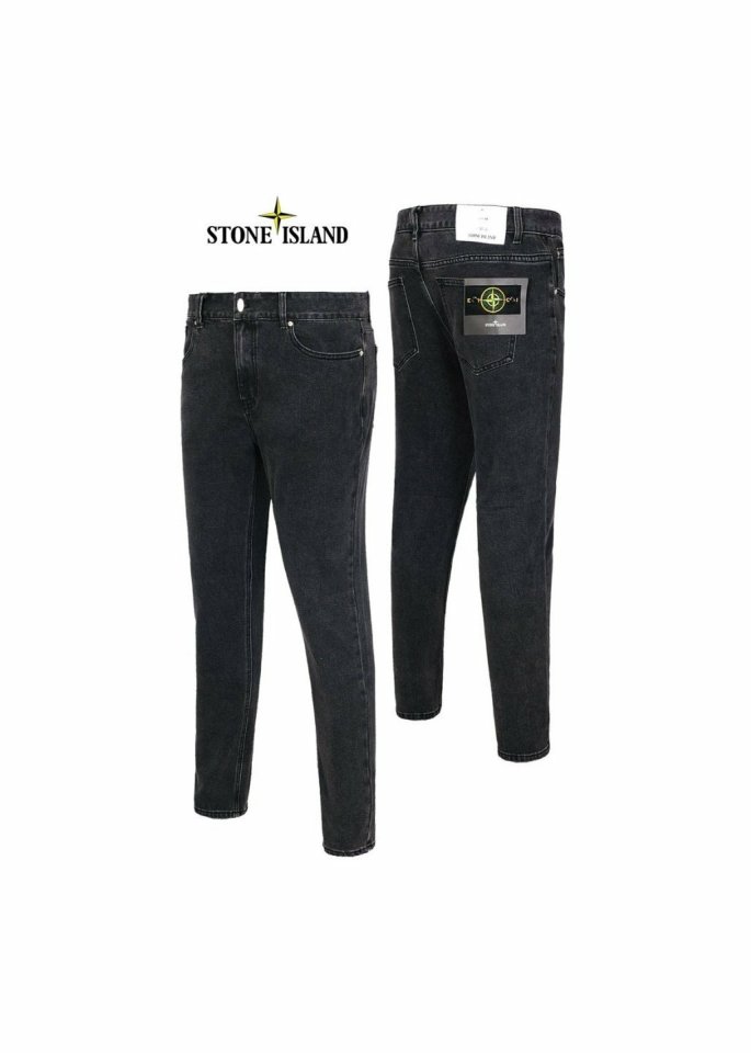 Stone Island  스톤아일랜드 블랙 워싱슬림진