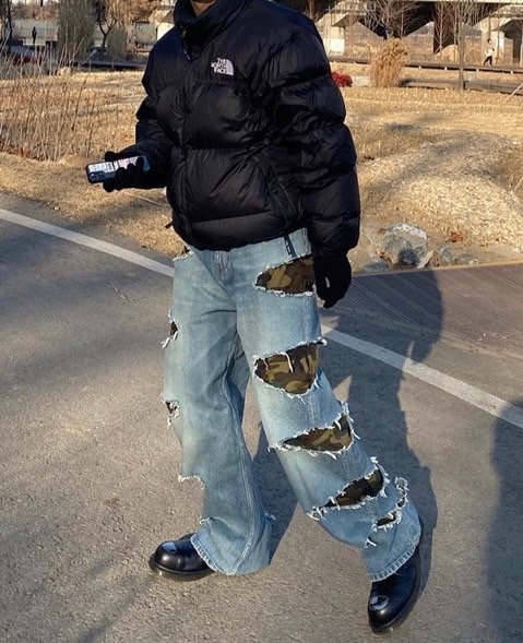 BALENCIAGA 발렌시아가 카모 디스로이드진