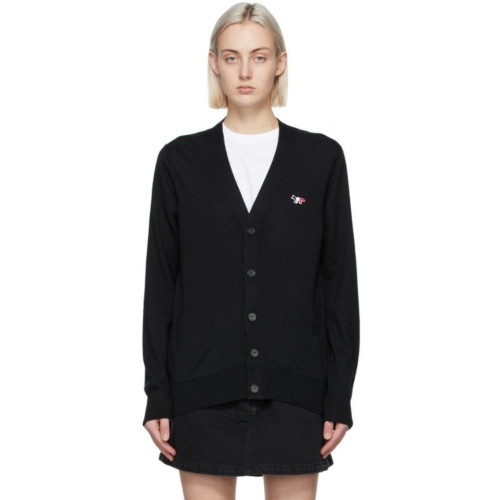 MAISON KITSUNE 메종키츠네 트리컬러 V넥가디건 (여성) (4컬러)