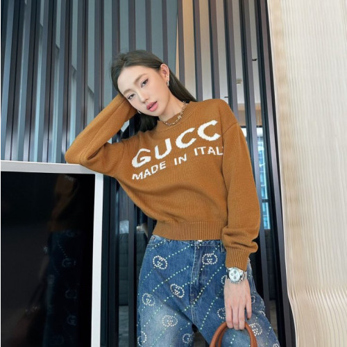 GUCCI 구찌 드롭숄더 라운드니트 풀오버