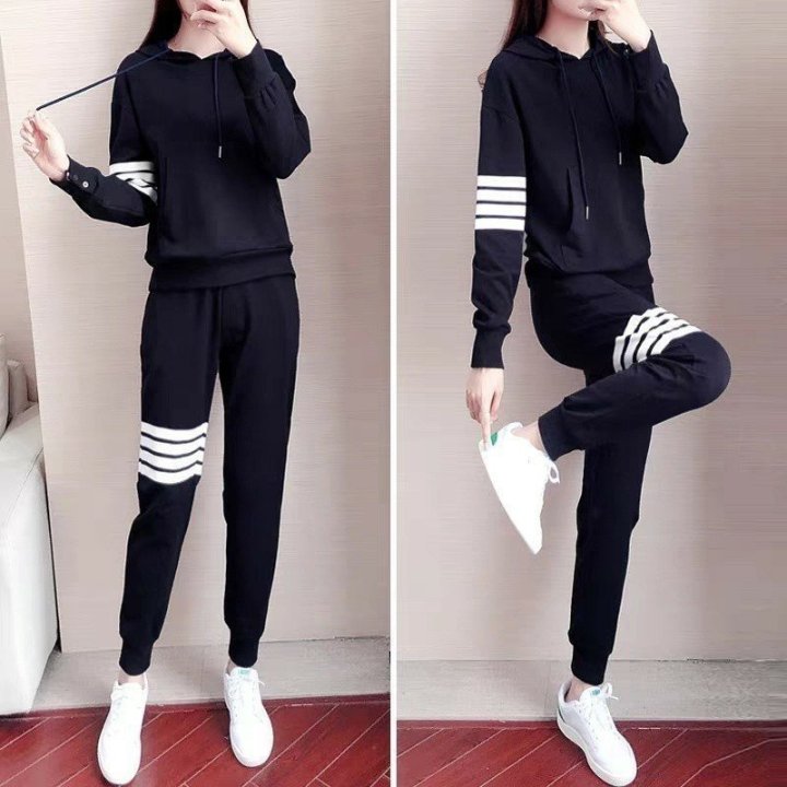 THOM BROWNE 톰브라운 후드니트 바지 투피스 세트