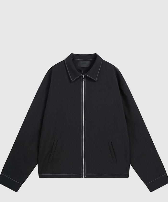 프라다 울 블루종 자켓 SGC196