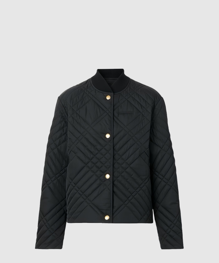 버버리 로고 디테일 라이트 퀼팅 재킷 80578571