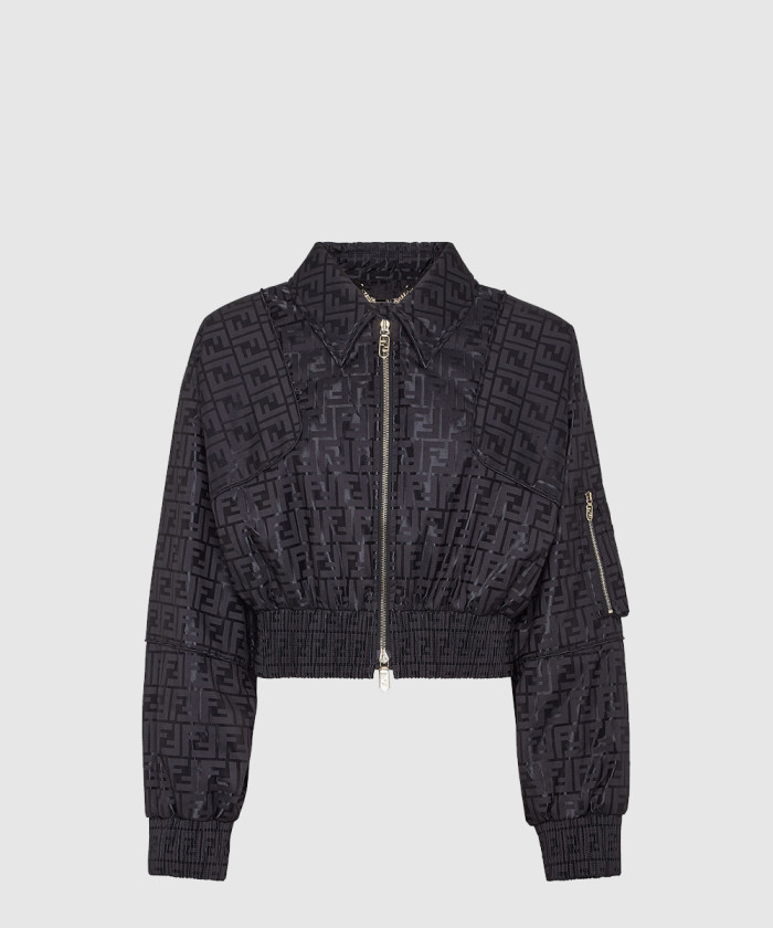 펜디 자카드 지퍼 보머 재킷 FJ7493