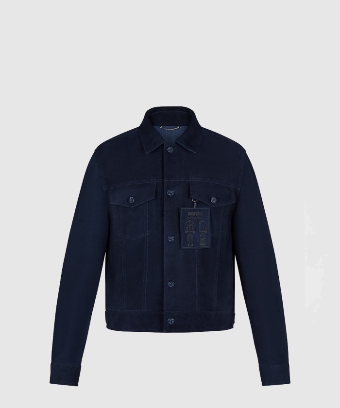 루이비통 스웨이드 데님 재킷 1A8I3A