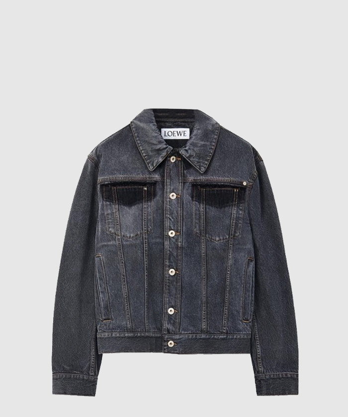 로에베 데님 워크웨어 재킷
