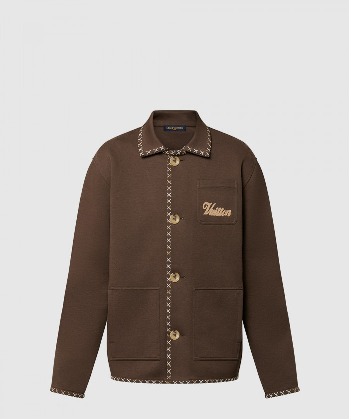 루이비통 엠브로이더드 코튼 워크웨어 재킷 1AFQ35