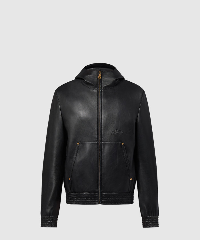 루이비통 퍼포레이티드 믹스 레더 블루종 1AFQP0