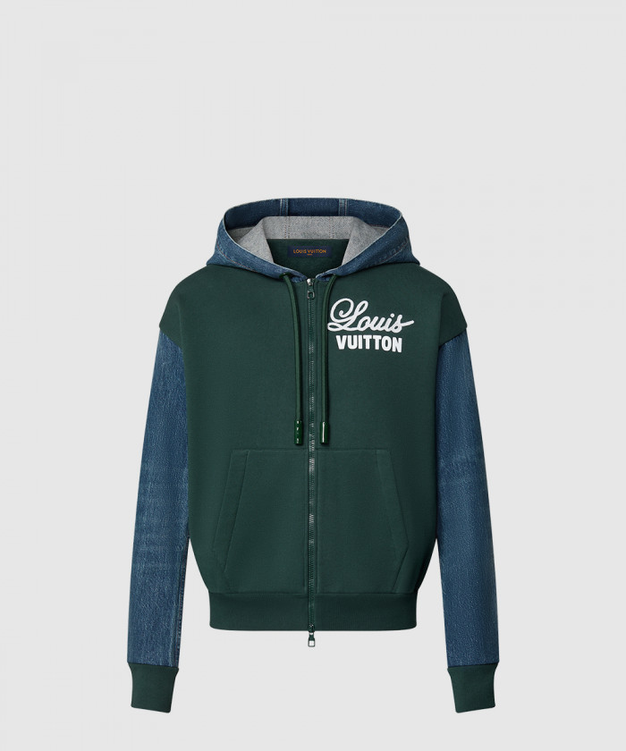 루이비통 하이브리드 후디 데님 재킷 1AAGP8