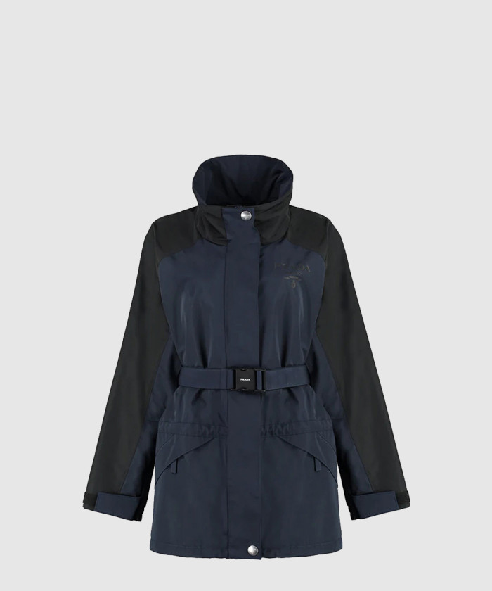 프라다 체스트 로고 벨티드 테크 자켓 29X133