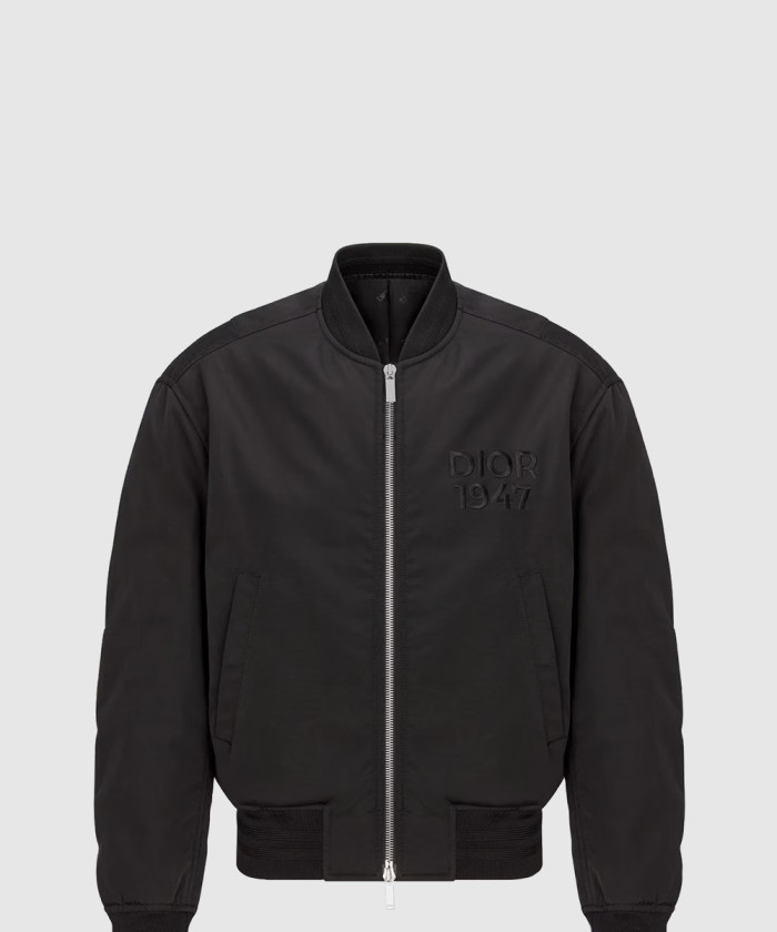 디올 로고 자수 봄버 자켓 143C4