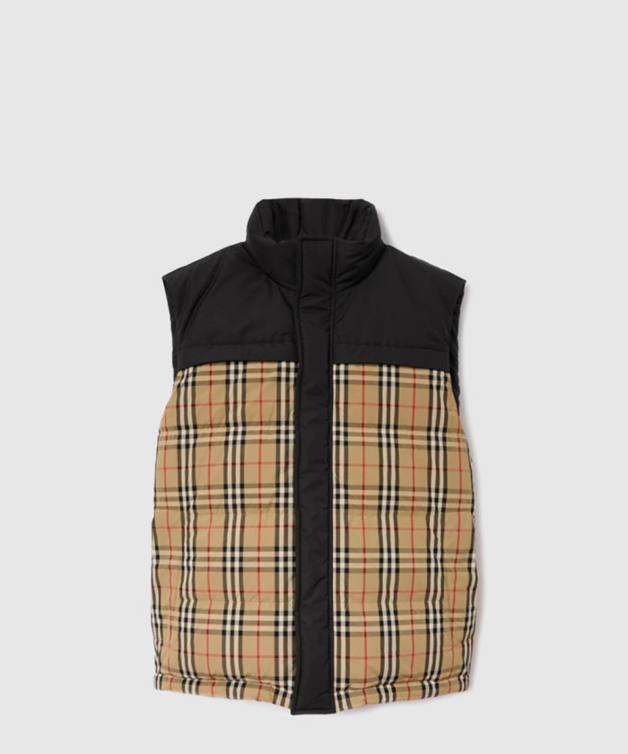 버버리 리버시블 민소매 재킷 80713661