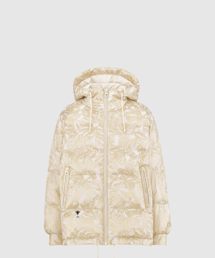 디올 버터플라이 후드 다운 패딩 자켓 417C2