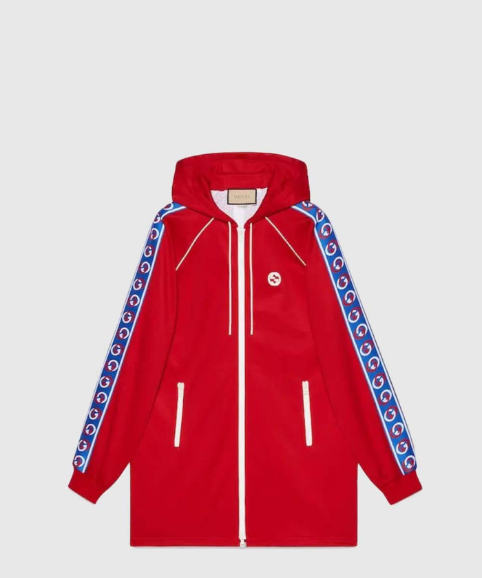 구찌 테크니컬 웹 재킷 지퍼 저지 774188