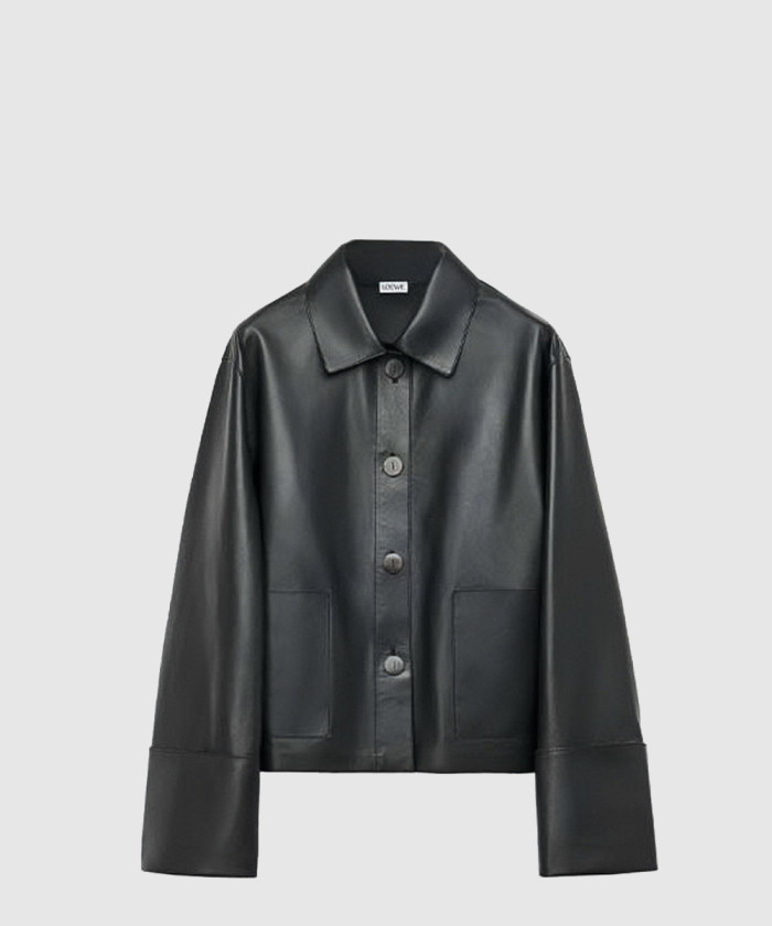 로에베 나파 양가죽 턴업 재킷