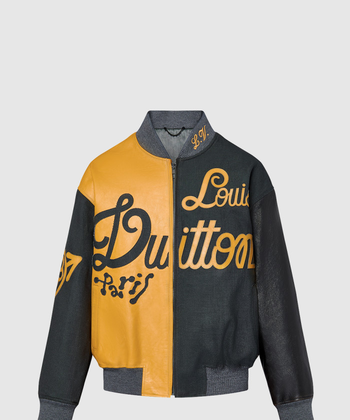 루이비통 믹스 캔버스 레더 보머 1AB989