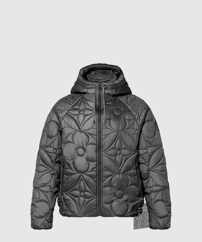 루이비통 플라워 퀼티드 후디 재킷 1A9FT7