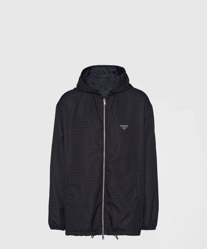 프라다 리나일론 후드 재킷 SGC057