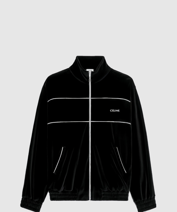 셀린느 벨벳 저지 트랙수트 재킷 2Y69B7