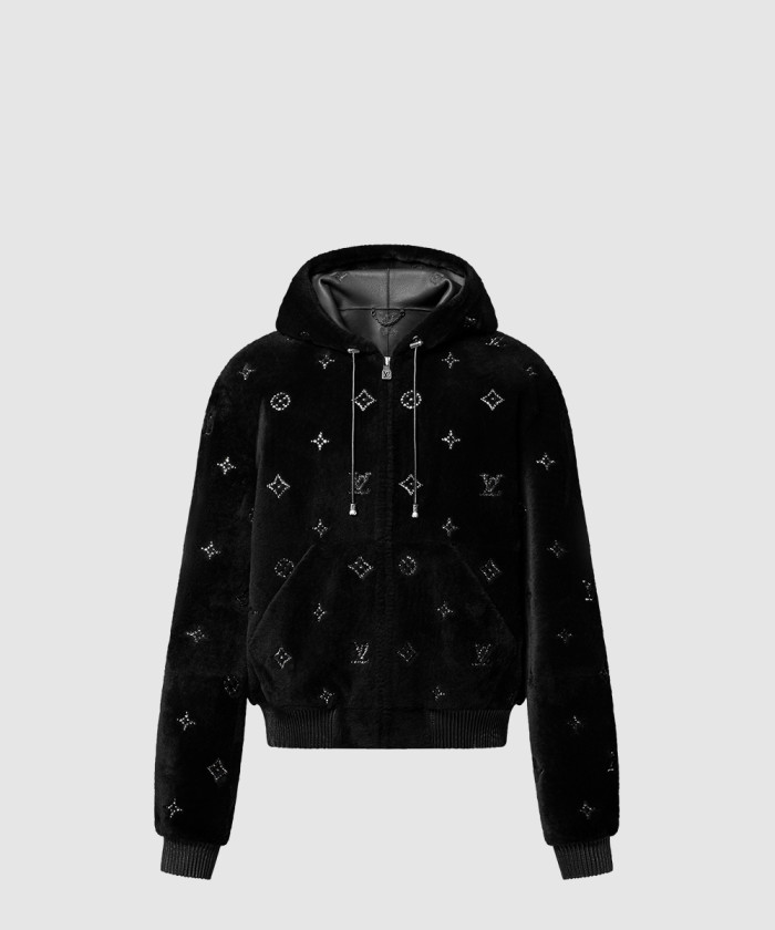 루이비통 모노그램 엠벨리시드 시어링 후디 1AHBYN