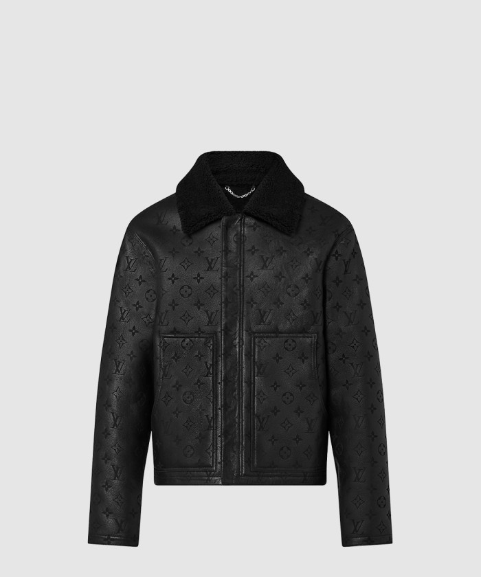 루이비통 시어링 엠보스드 모노그램 재킷 1AAUZZ