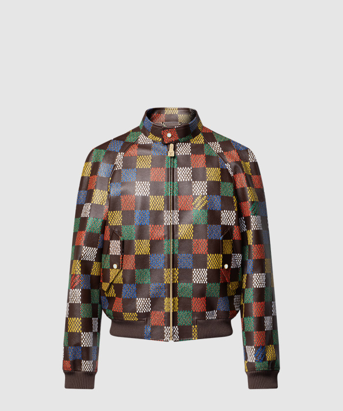 루이비통 다미에 레더 블루종 1AHBZO