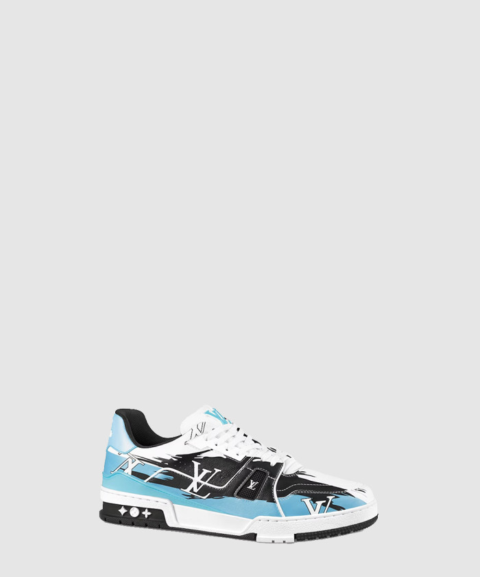 루이비통 스트리트 스타일 스니커즈 1AA376