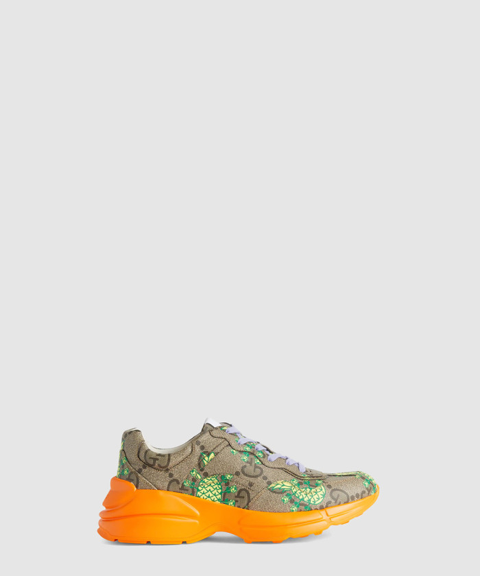 구찌 라이톤 파인애플 스니커즈 673354