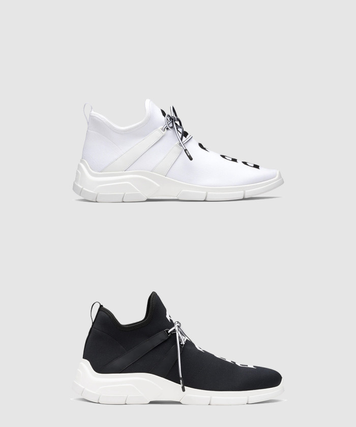 프라다 니트 로고 스니커즈 4E3492