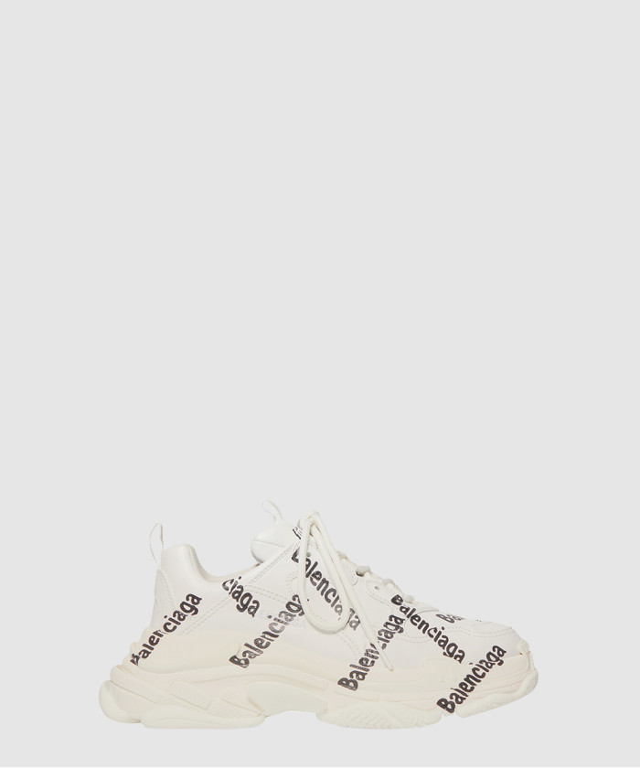 발렌시아가 트리플 S 로고타입 스니커즈 524039