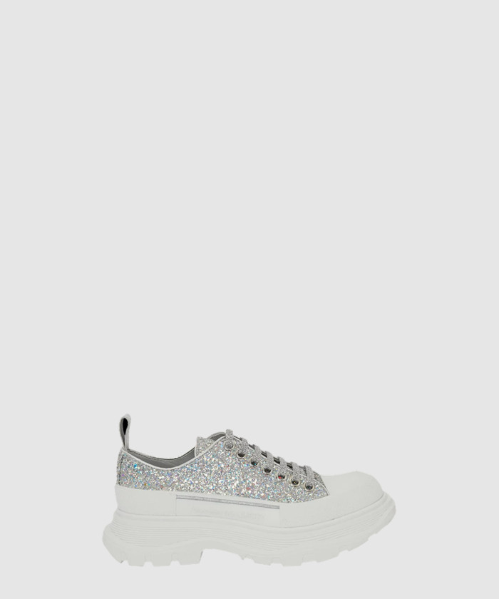 알렉산더 맥퀸 트레드 슬릭 글리터 스니커즈 666805