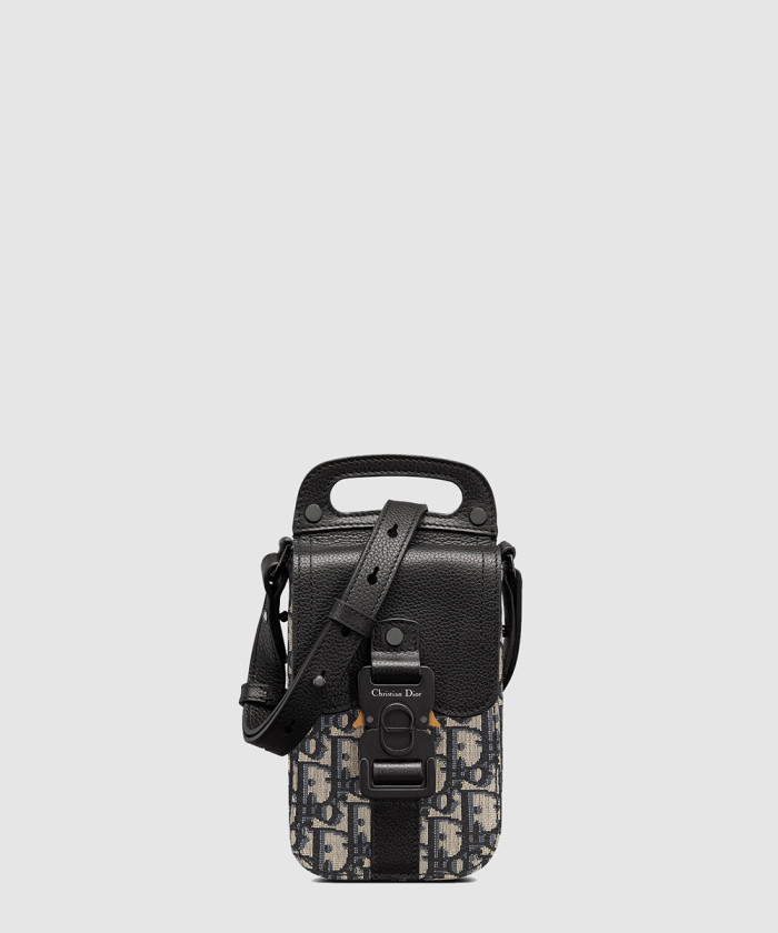 디올 새들 스트랩 버티컬 파우치 2ADCA