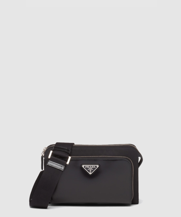 프라다 리나일론 레더 숄더백 2VH130