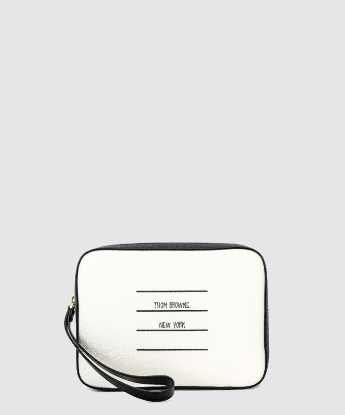 톰브라운 페이퍼 라벨 파우치 MAC067