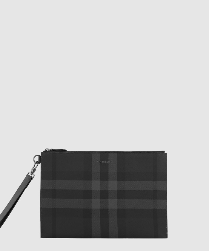 버버리 체크 클러치백 80645801
