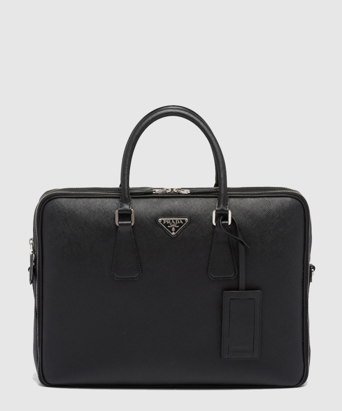 프라다 사피아노 가죽 브리프케이스 2VE022