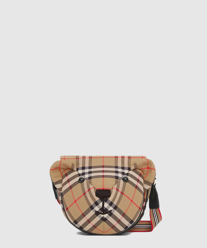 버버리 빈티지 체크 키즈 토마스 베어 크로스백 8041155