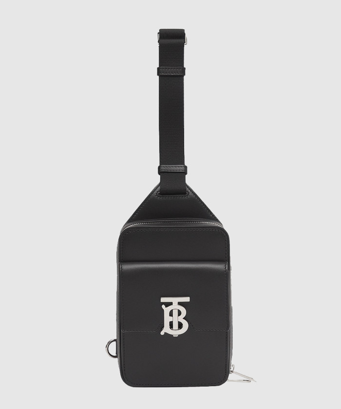 버버리 레더 크로스백 80508631