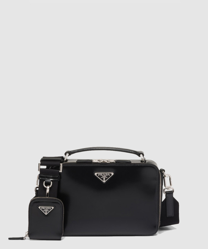 프라다 브리크 브러시드 레더백 2VH069