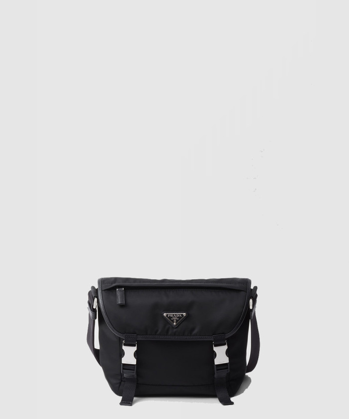 프라다 리나일론 및 사피아노 가죽 숄더백 2VD066