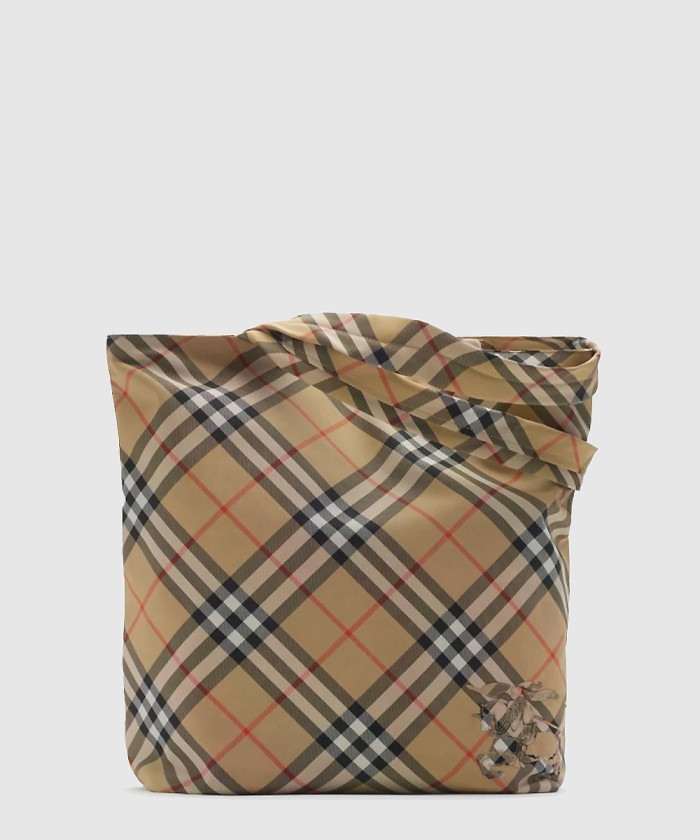 버버리 체크 토트백 80977161